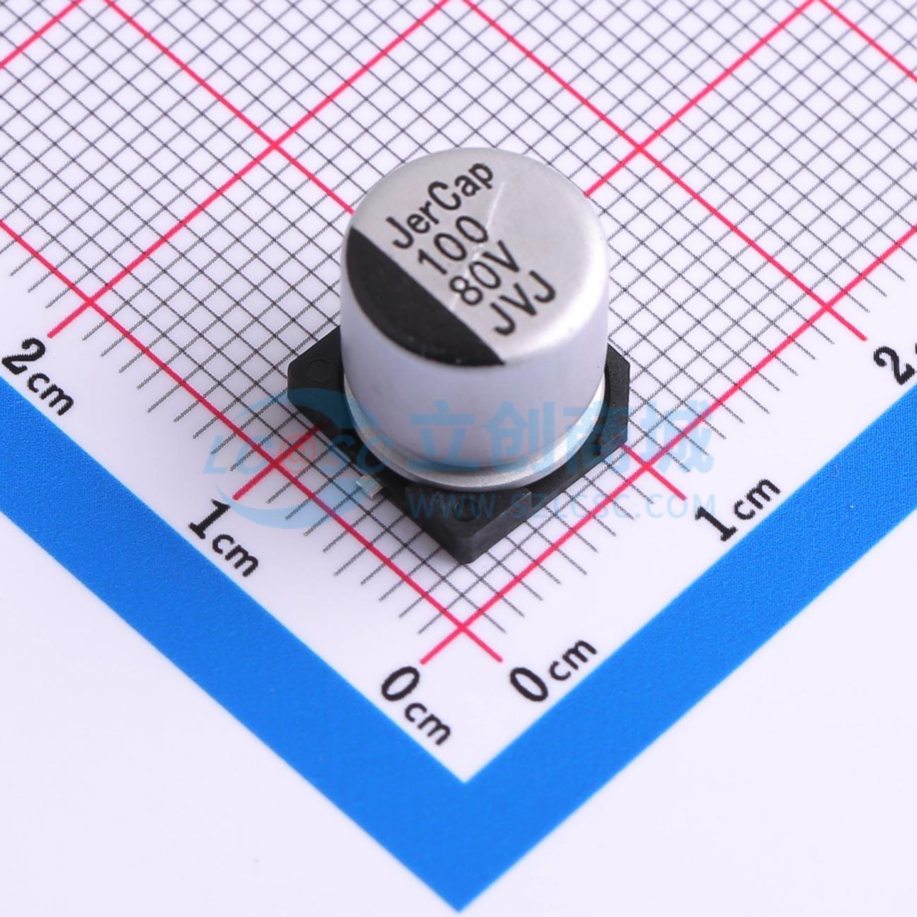 Linh kiện điện tử JVJ80V100M10x10 JIERR SMD,D10xL10.5mm - Techcore Việt Nam