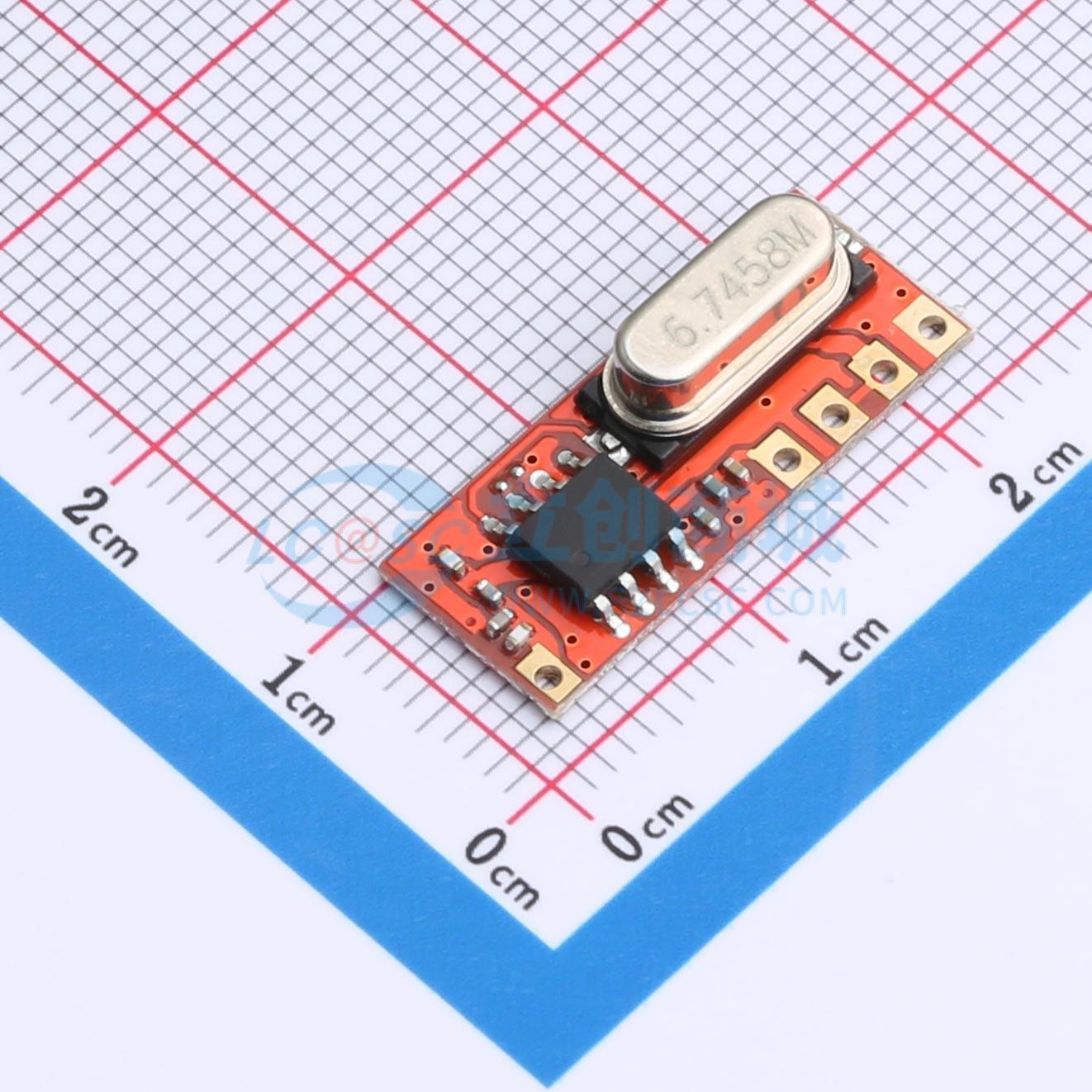 Module RF LR43B Hummingbird Wireless SMD 22x9mm 433.92MHz - Techcore Việt Nam