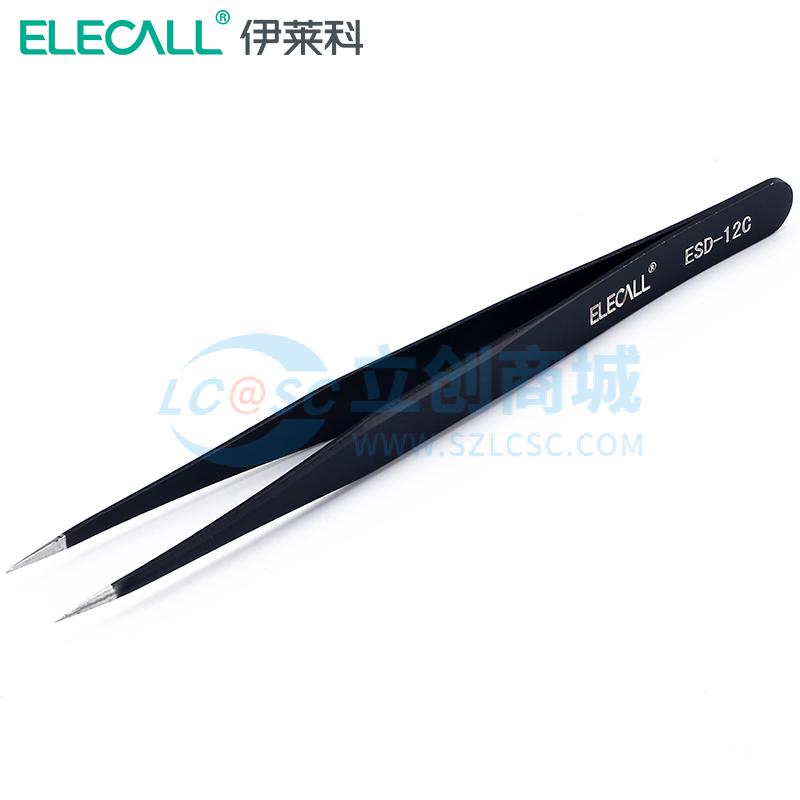 Nhíp chống tĩnh điện ELECALL ESD-12C dòng C - Techcore Việt Nam
