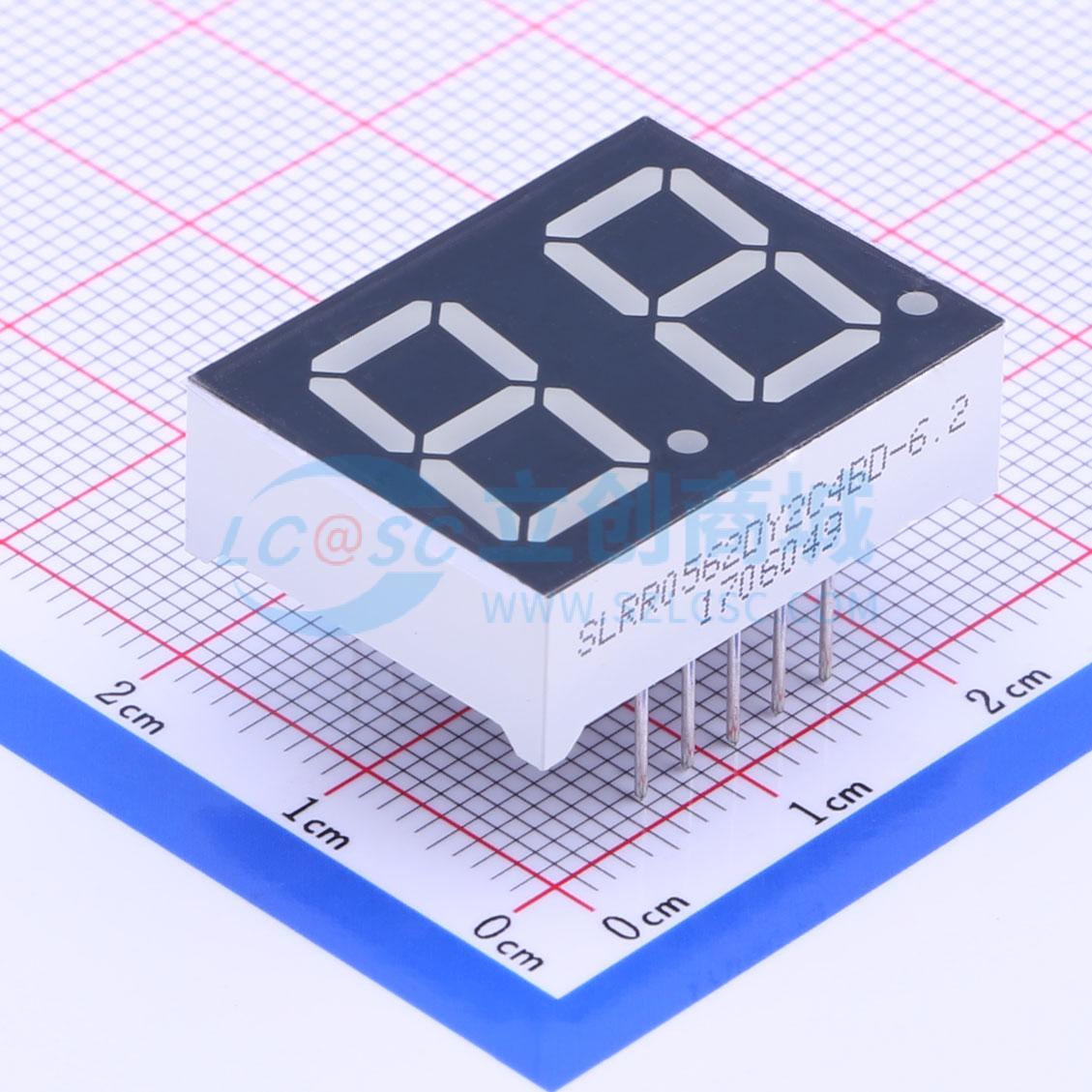 LED 7 đoạn SLRR0562DY2C4BD-6.2 SUNLIGHT Cathode chung - Techcore Việt Nam