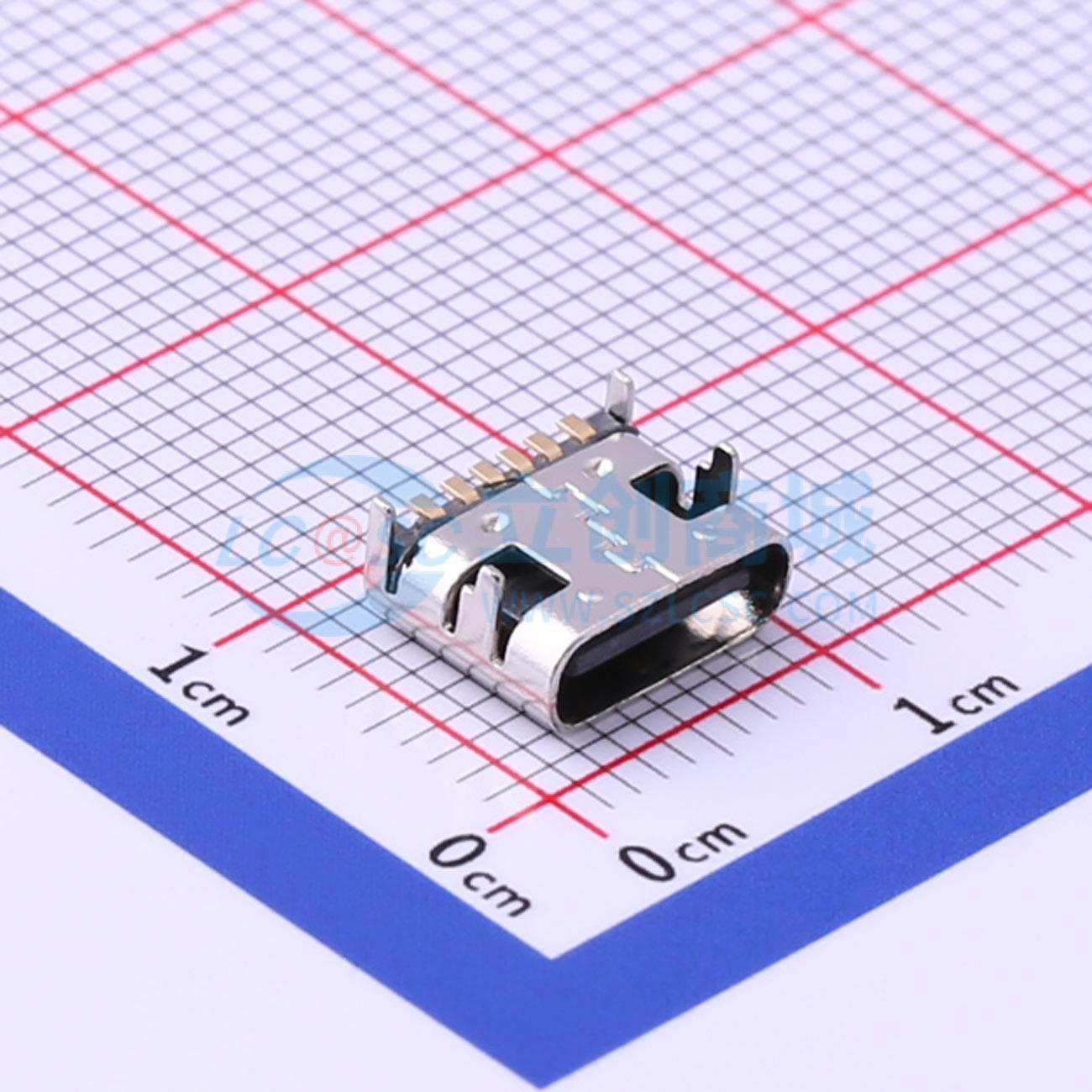 Linh kiện điện tử TYPE-C 6P(073) SMD - Techcore Việt Nam