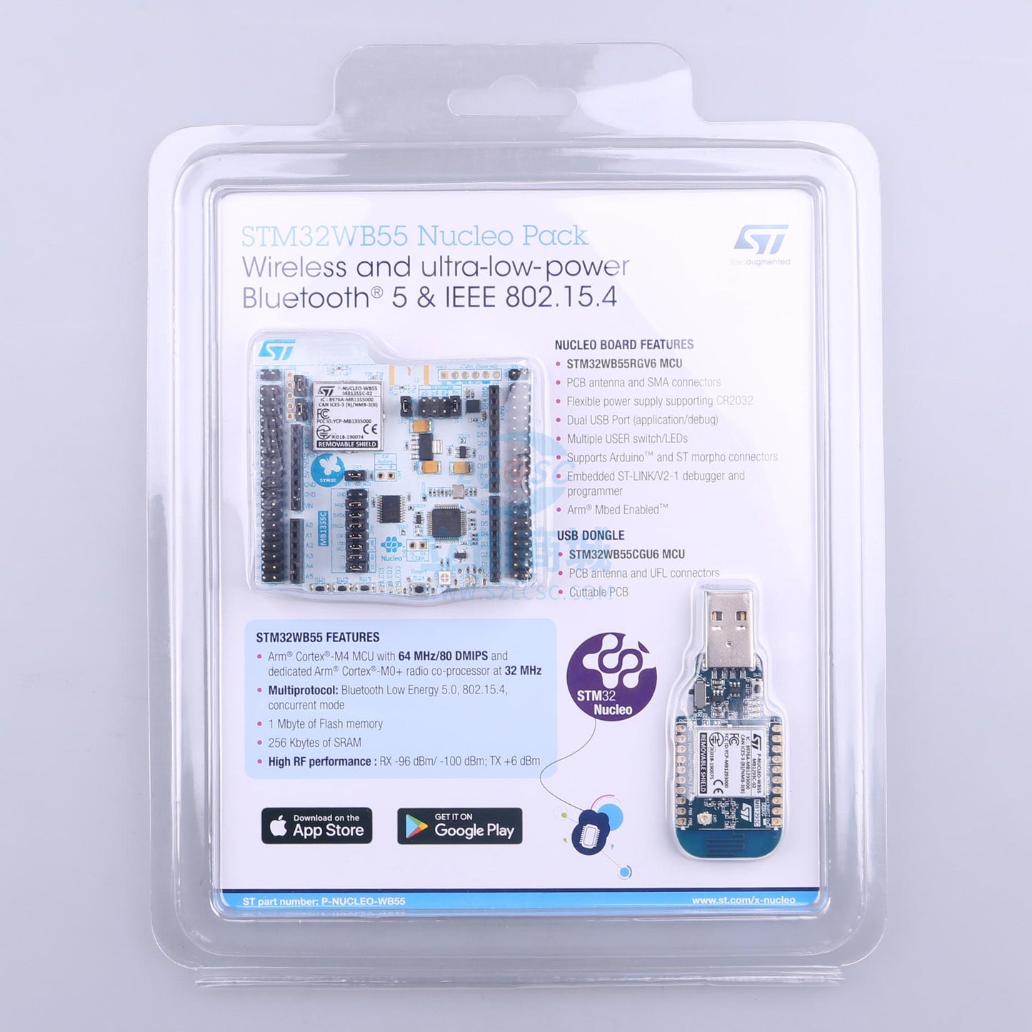 Bo mạch phát triển P-NUCLEO-WB55 ST - Techcore Việt Nam