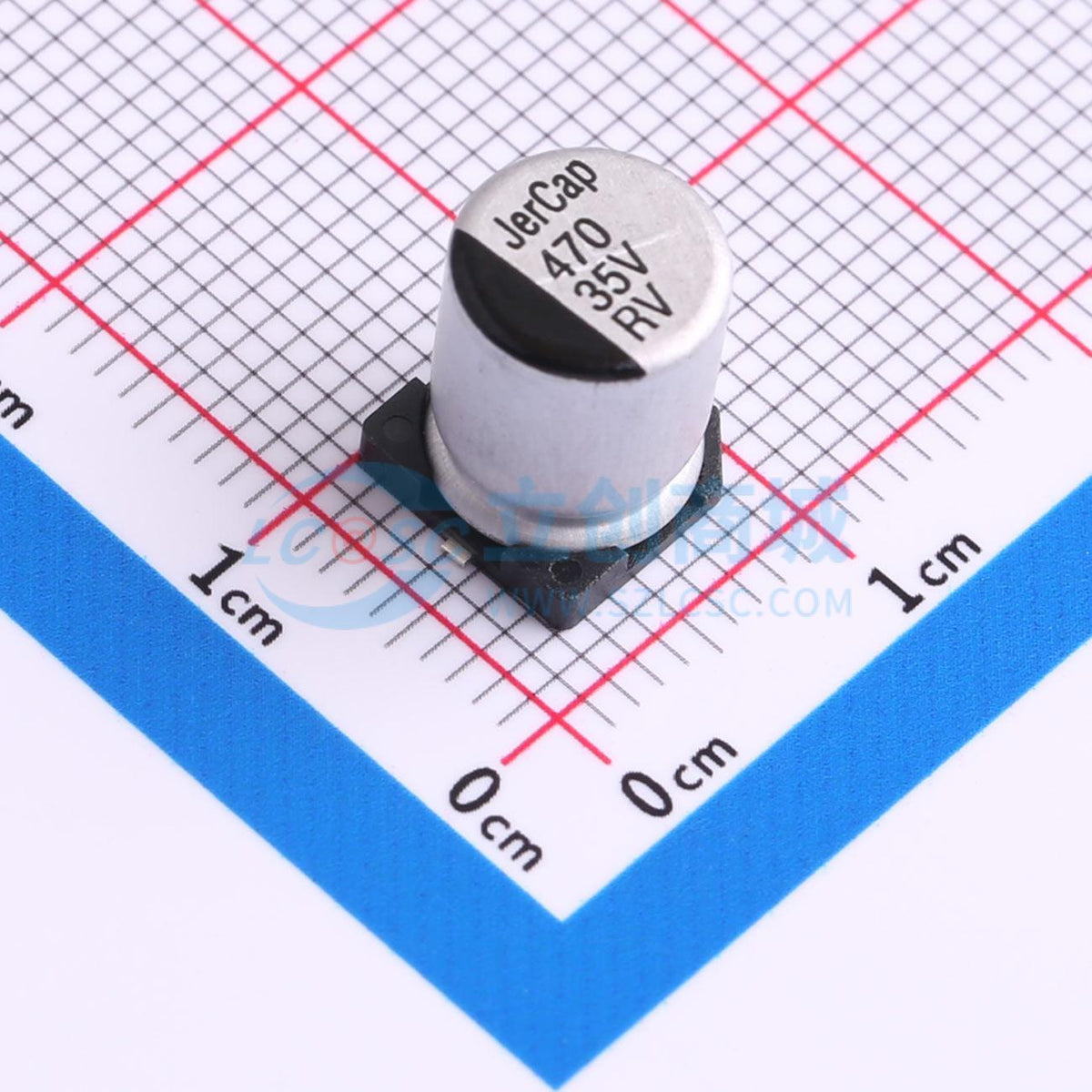 Linh kiện điện tử RV35V470M8X10 JIERR SMD,D8xL10.5mm - Techcore Việt Nam