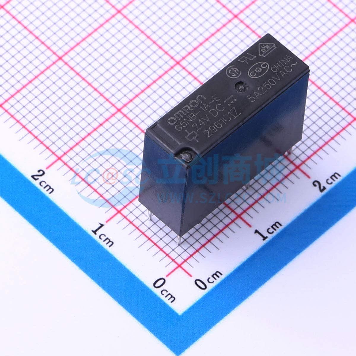 Rơ-le công suất G5NB-1A-E DC24 OMRON THT,20.4x7mm - Techcore Việt Nam