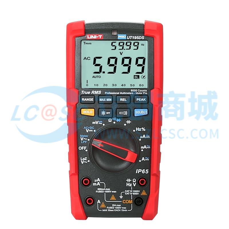 Đồng hồ vạn năng UT195DS UNI-T Dạng cầm tay Dùng Cho Đo Kiểm Điện Tử - Techcore Việt Nam