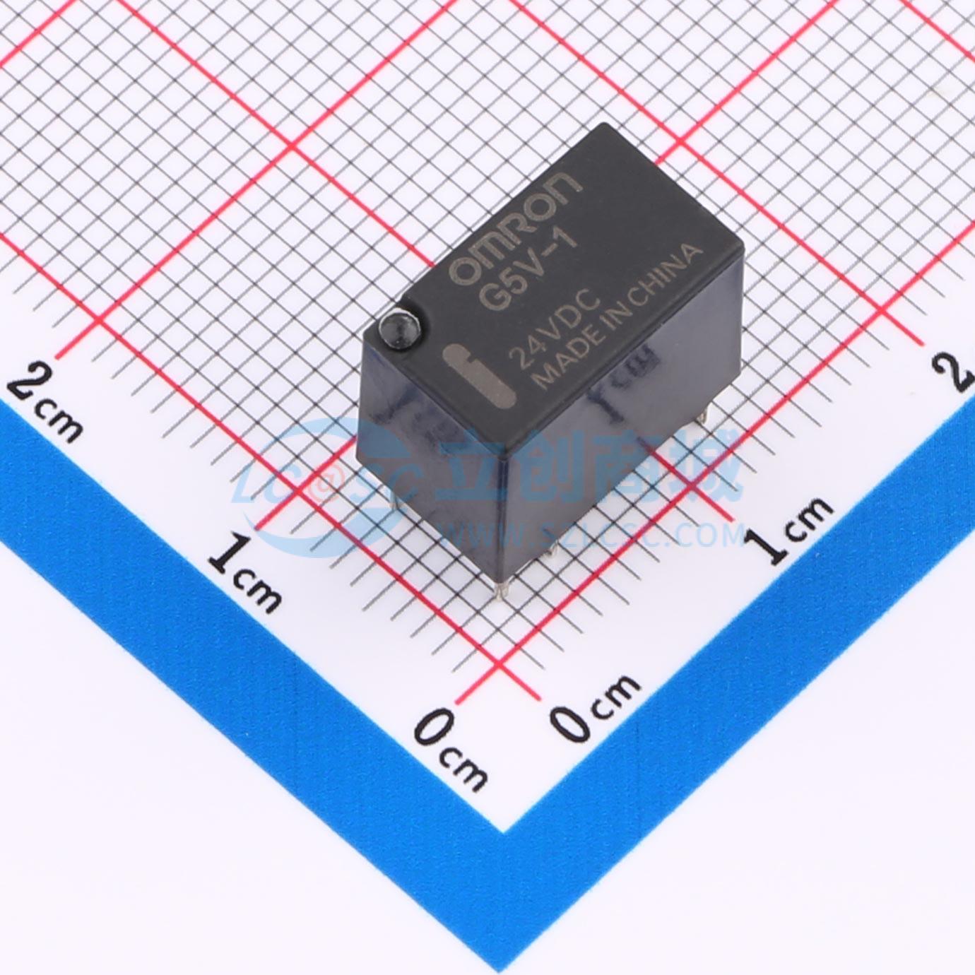 Relay Tín Hiệu G5V-1-DC24 OMRON DIP,12.5x7.5mm 24V - Techcore Việt Nam
