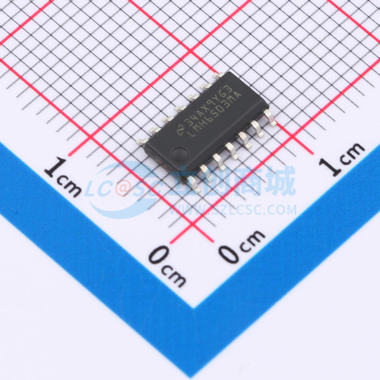 IC Khuếch Đại Hệ Số Khuếch Đại Lập Trình LMH6503MAX/NOPB Texas Instruments SOIC-14 1 kênh 135 MHz - Techcore Việt Nam
