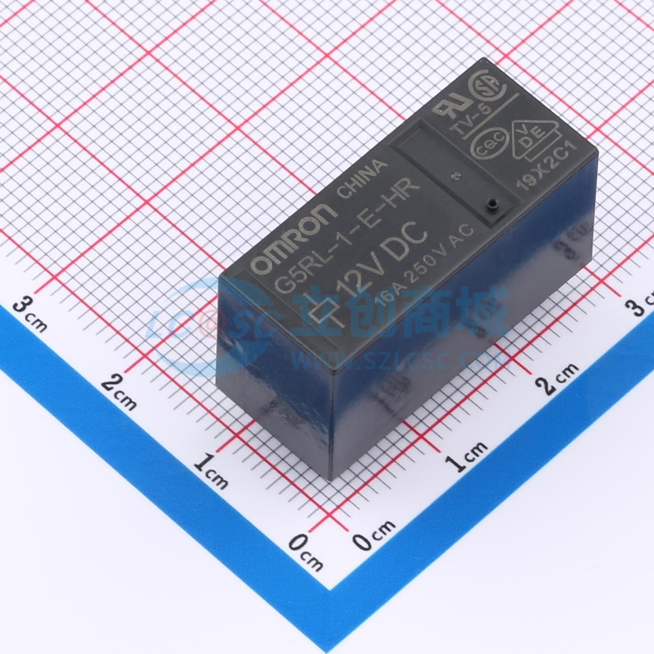 Rơ-le điện tử G5RL-1-E-HR DC12 OMRON 12V THT - Techcore Việt Nam