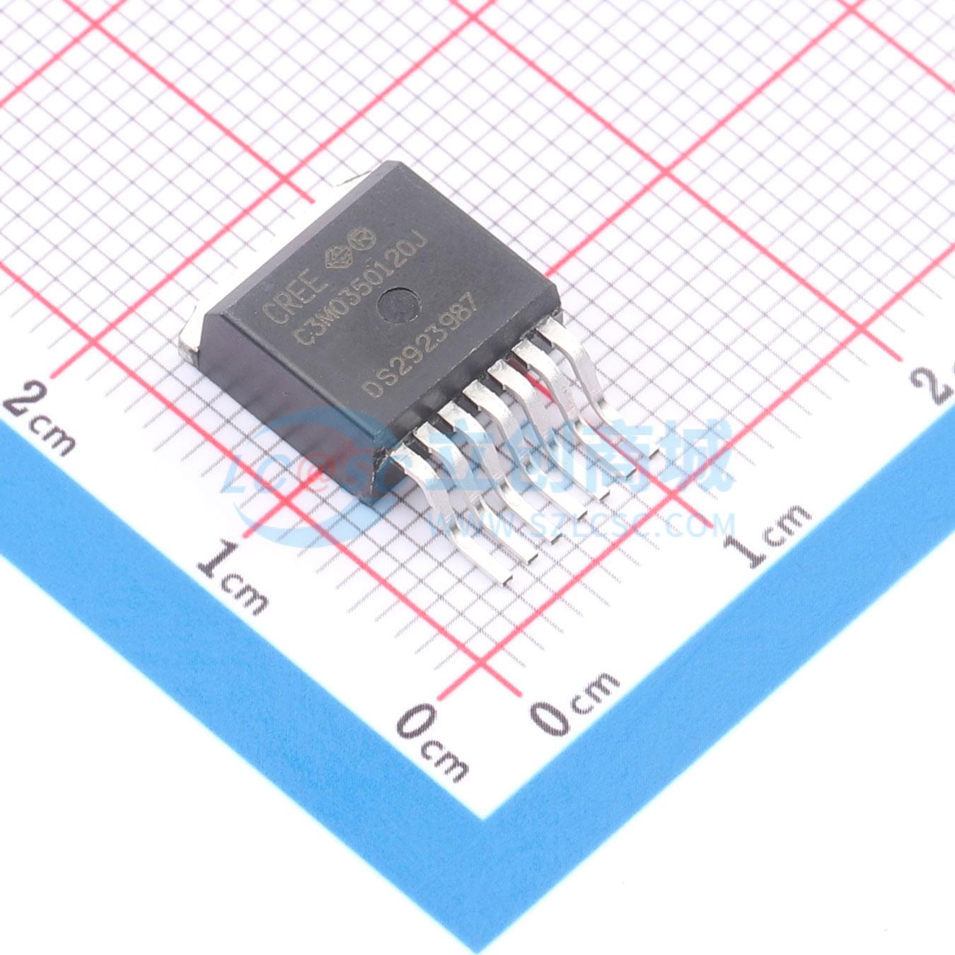 MOSFET SiC C3M0350120J WOLFSPEED TO-263-7 7.2A - Techcore Việt Nam