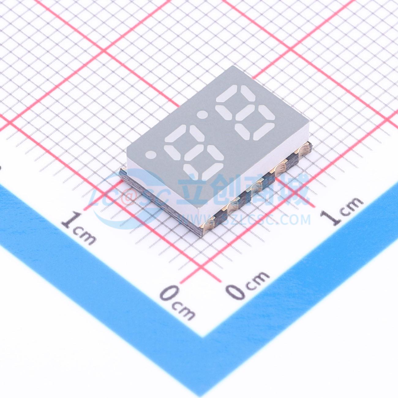 LED 7 đoạn GS2023CPG-G-DZ Guangcai Display SMD - Techcore Việt Nam