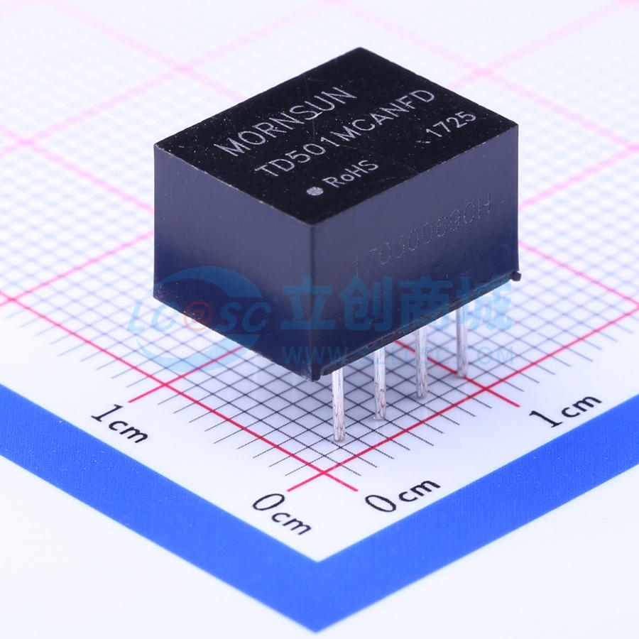 IC Thu Phát CAN Cách Ly Tích Hợp Nguồn TD501MCANFD MORNSUN DIP,12.7x10.2mm - Techcore Việt Nam
