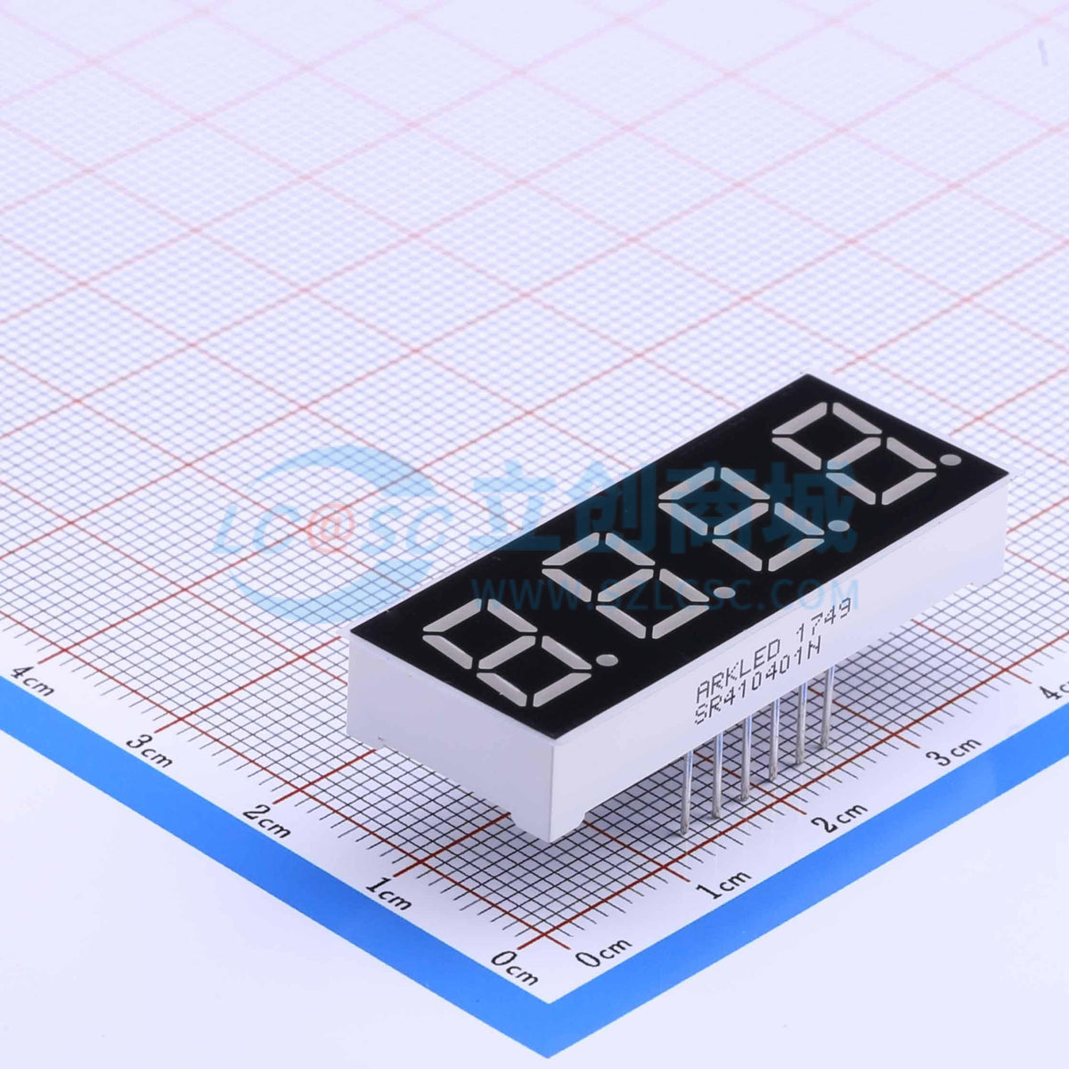LED 7 đoạn SR410401N ARKLED Anode chung - Techcore Việt Nam