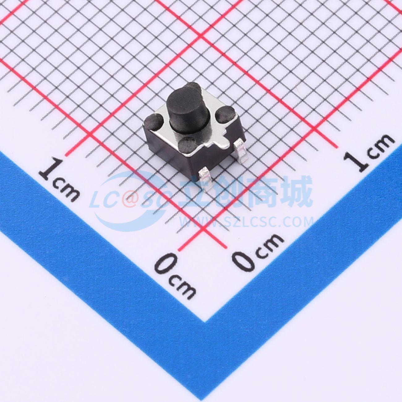 Linh kiện điện tử HX 4.5x4.5x4.5H B3JTP SMD-3P,4.5x4.5mm - Techcore Việt Nam