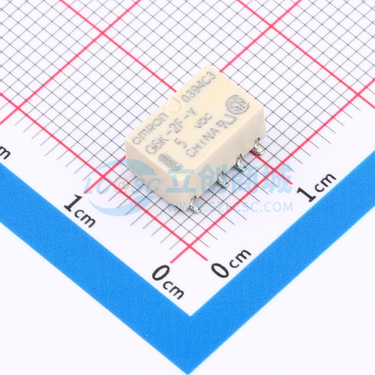 Rơ-le điện tử G6K-2F-Y-TR DC5 BY OMR/C OMRON 5V SMD,10x6.5mm - Techcore Việt Nam