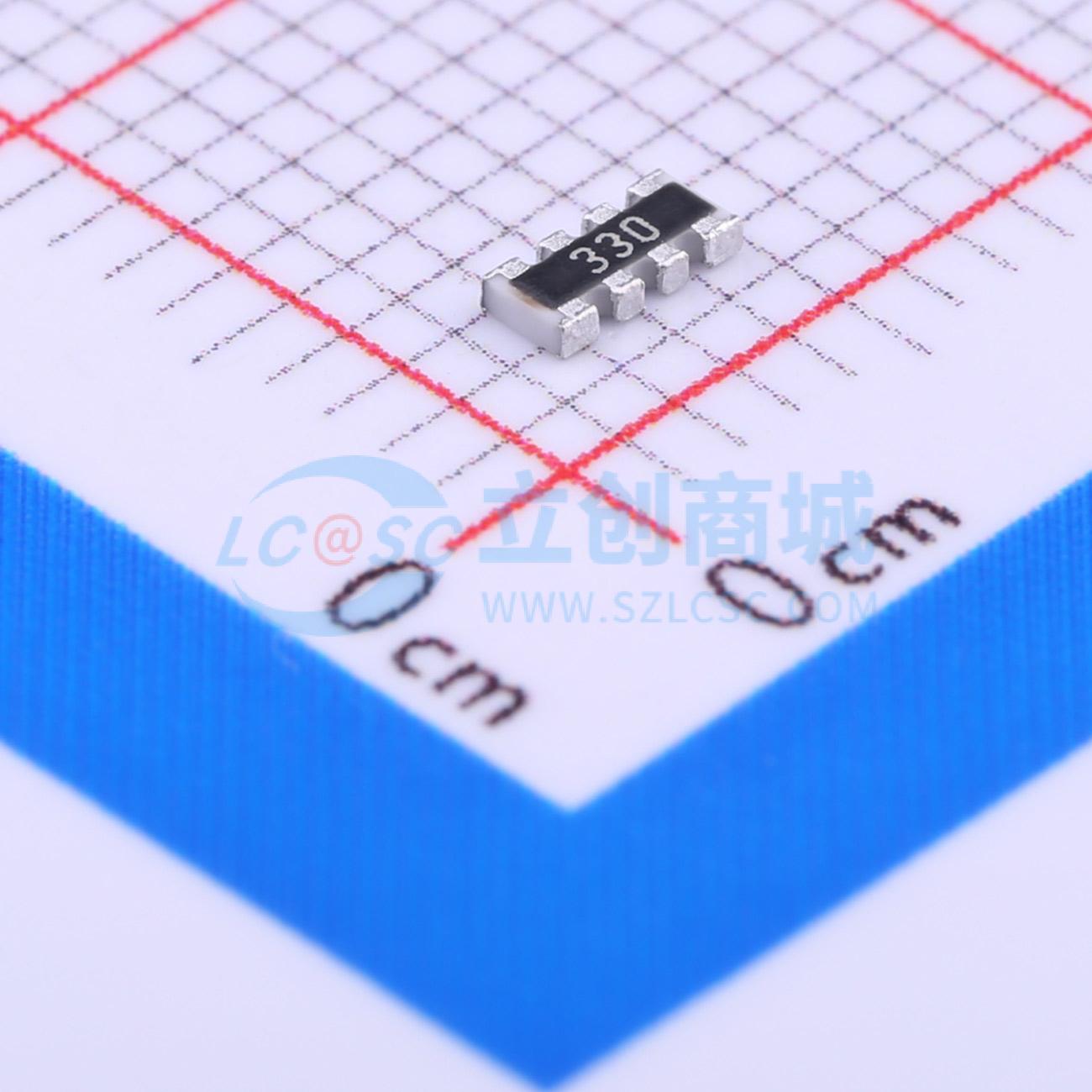 Mạng Điện Trở 4D03WGJ0330T5E UNI-ROYAL 0603x4 33Ω ±5% 62.5mW - Techcore Việt Nam