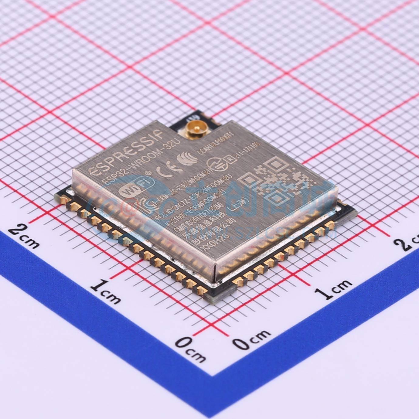 Module WiFi ESP32-WROOM-32U-N16 ESPRESSIF SMD 19.2x18mm 2.4GHz - Techcore Việt Nam