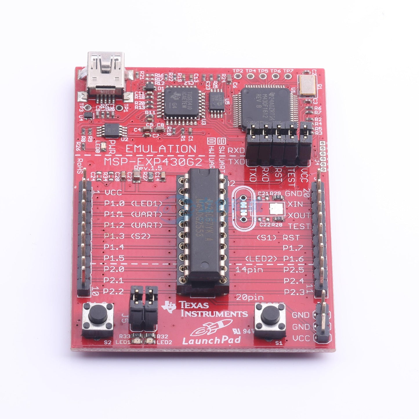 Bo mạch phát triển MSP-EXP430G2 TI - Techcore Việt Nam