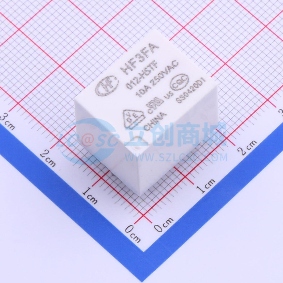 Rơ-le điện tử HF3FA/012-HSTF HF 12V THT,19x15.2mm - Techcore Việt Nam
