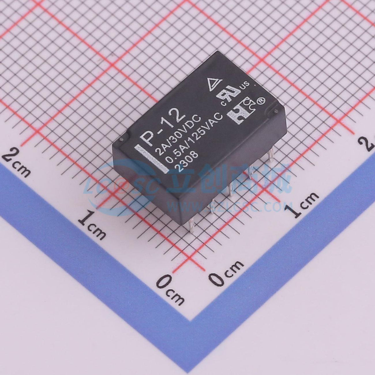 Rơ-le chốt từ P-12V NF 12V DIP,P=2.54mm - Techcore Việt Nam