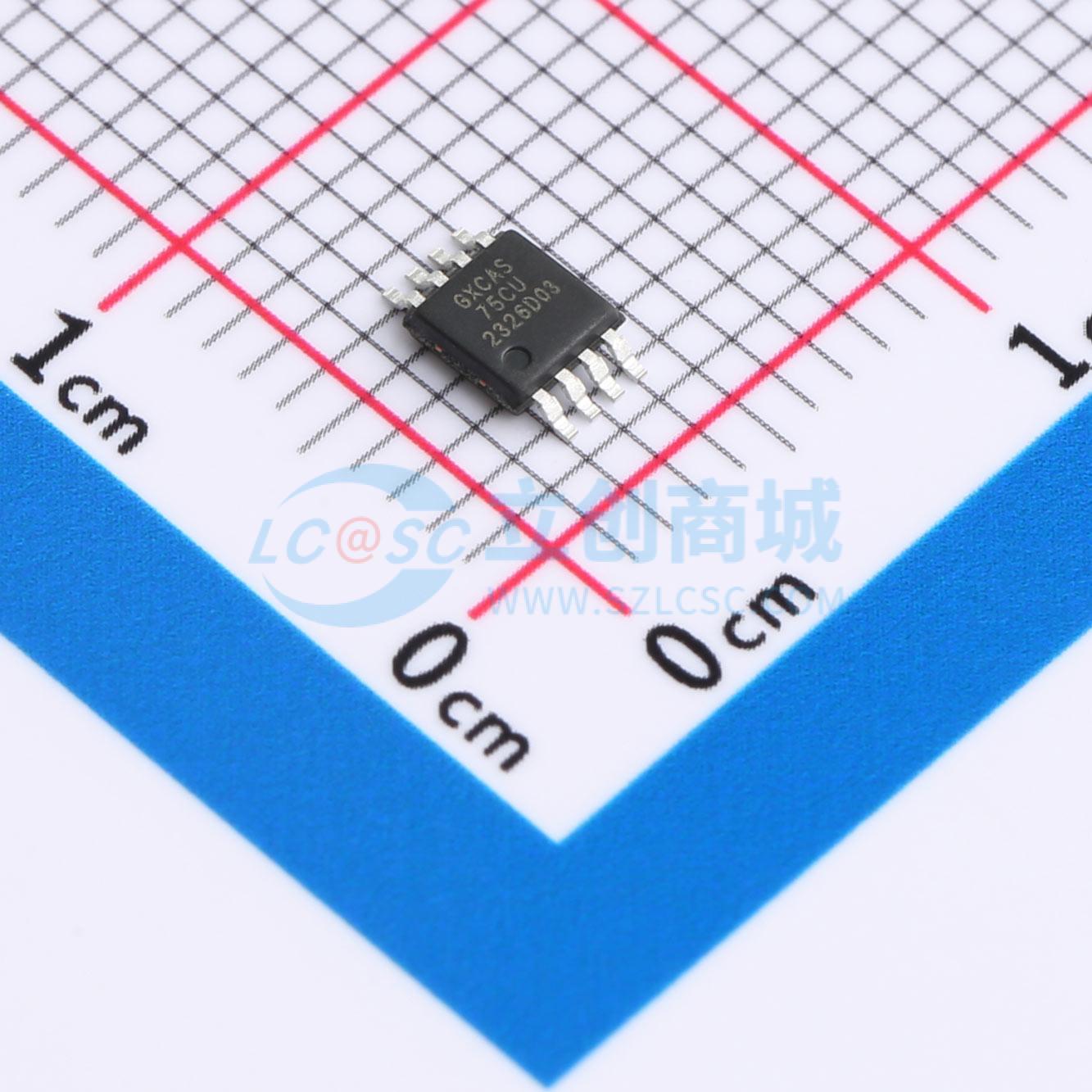 Cảm biến nhiệt độ GX75CU GXCAS VSSOP-8 1.4V~5.5V I2C; SMBus - Techcore Việt Nam