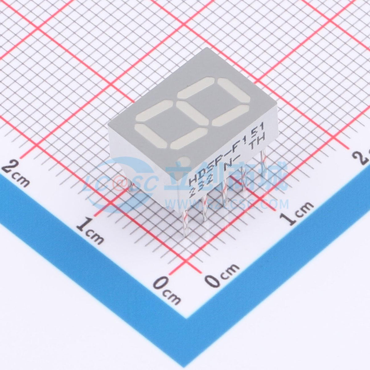 LED 7 đoạn HDSP-F151 Broadcom DIP-10 Anode chung - Techcore Việt Nam
