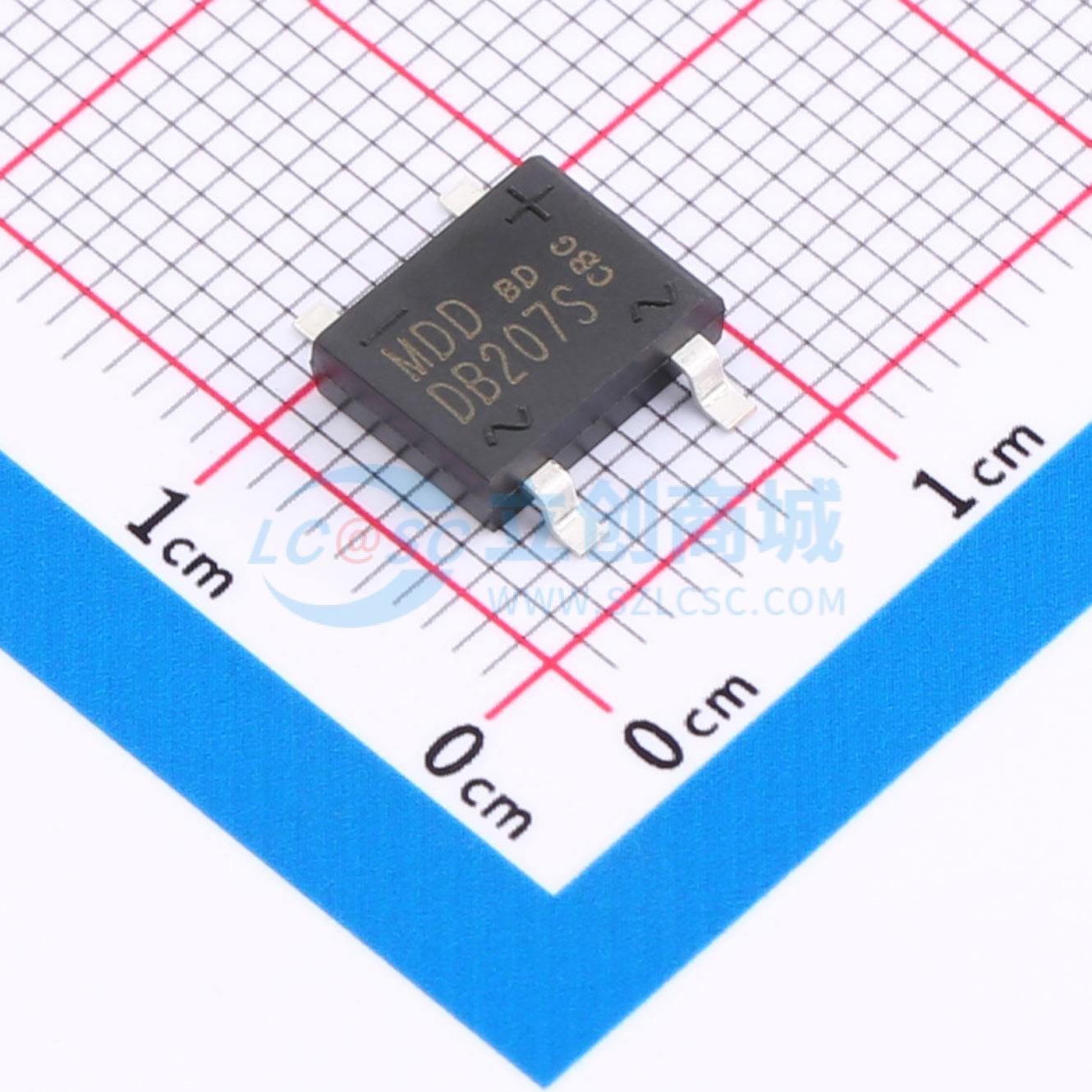 Cầu chỉnh lưu DB207S MDD DBS 1.1V@1A - Techcore Việt Nam