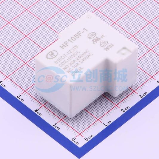 Rơ-le công suất HF105F-1/015DT-1ZSTF HF 15V THT,32.3x27.1mm - Techcore Việt Nam