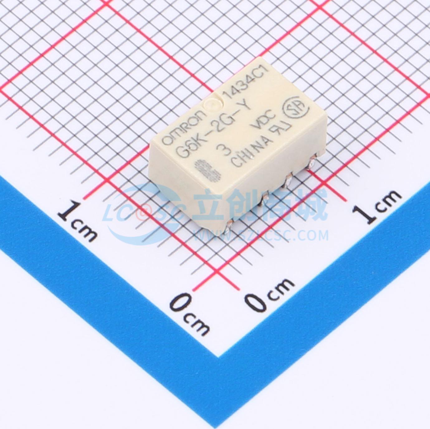 Rơ-le điện tử G6K2GYTRDC3 OMRON 3V SMD,10x6.5mm - Techcore Việt Nam