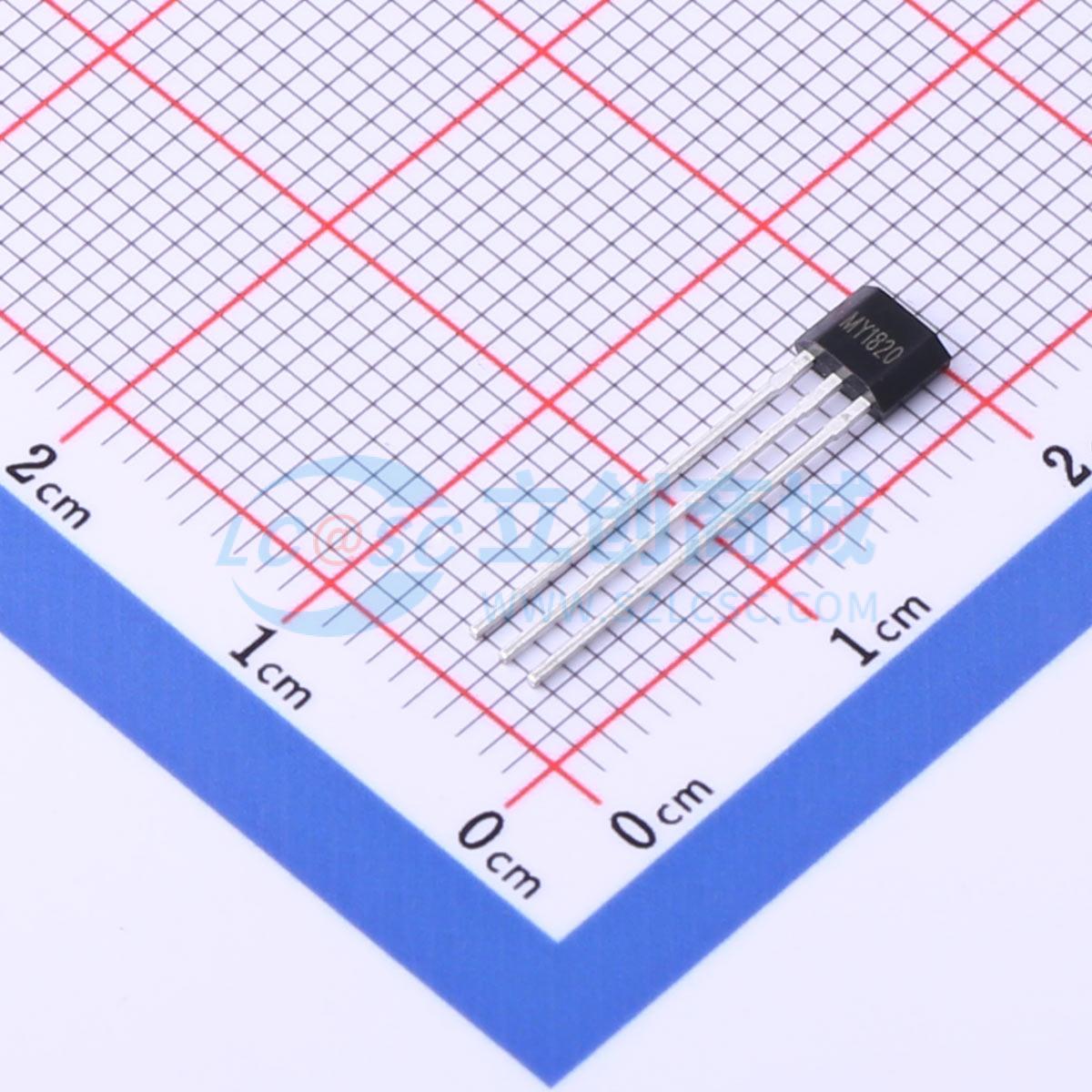 Cảm biến nhiệt độ MY1820-15 Mysentech TO-92S -55°C~+125°C 1.8V~5.5V - Techcore Việt Nam