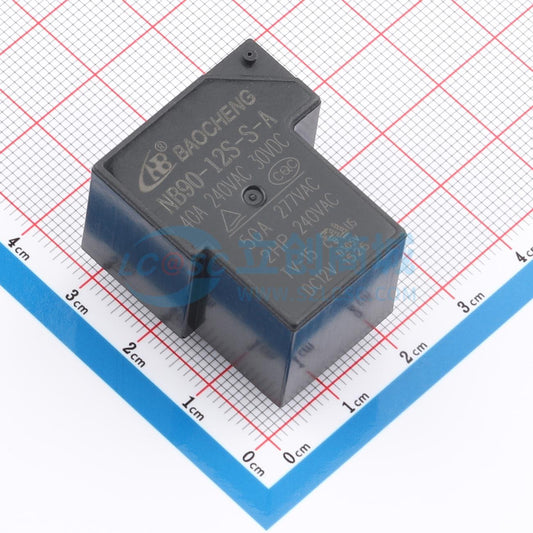 Rơ-le điện tử NB90-12S-S-A 50A D305V NBC 12V THT - Techcore Việt Nam