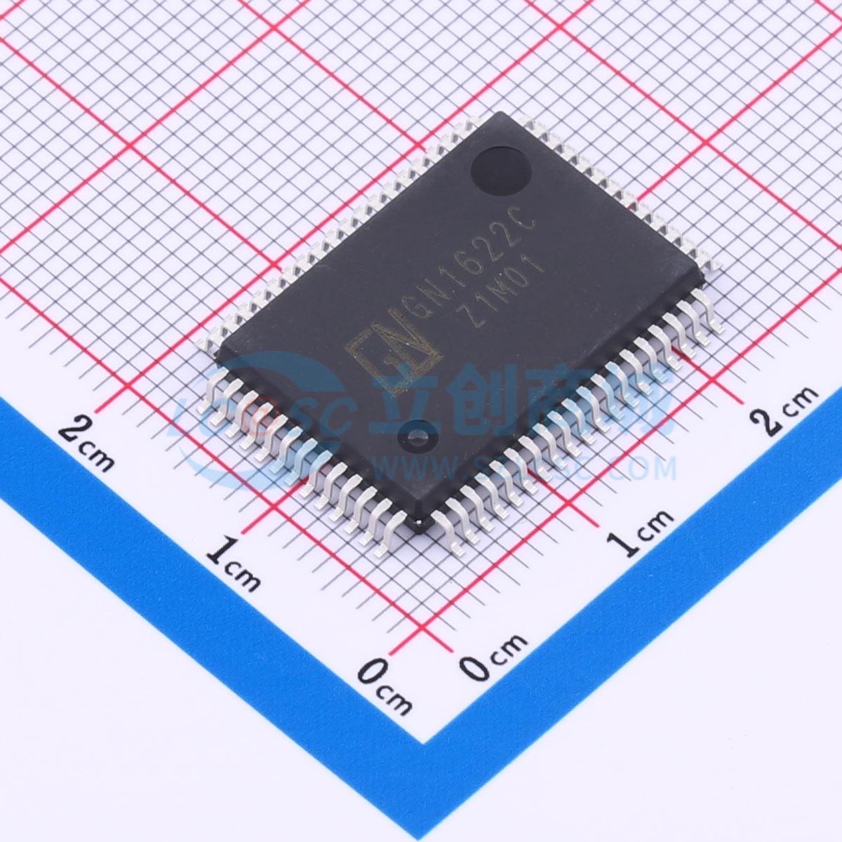 IC điều khiển LCD GN1622C GN QFP-64(14x20) 1V - Techcore Việt Nam
