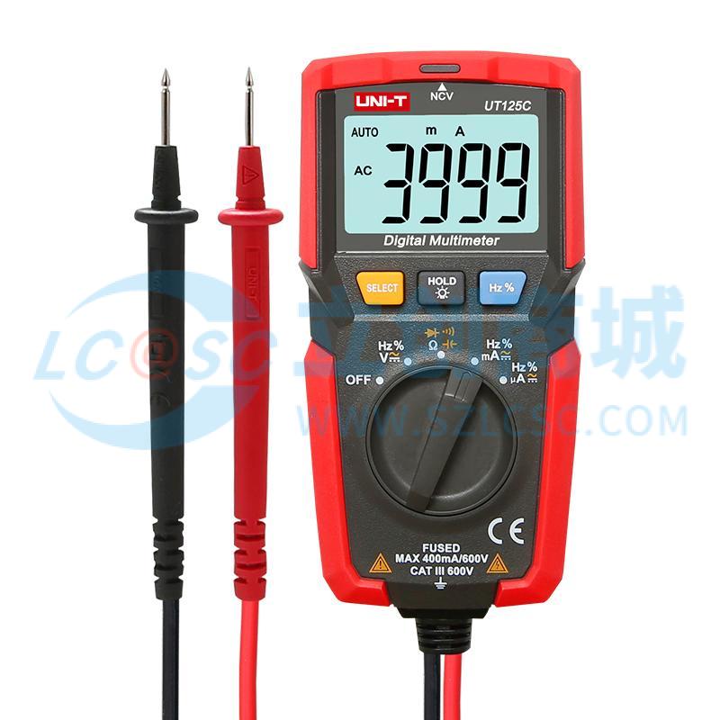 Đồng hồ vạn năng UT125C UNI-T NCV Kiểm tra diode Dùng Cho Đo Kiểm Điện Tử - Techcore Việt Nam