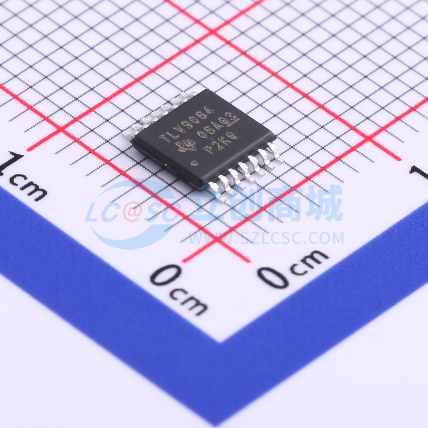 IC Khuếch Đại Thuật Toán TLV9064IPWR Texas Instruments TSSOP-14 4 kênh Rail-to-Rail 5.5 V 10 MHz - Techcore Việt Nam