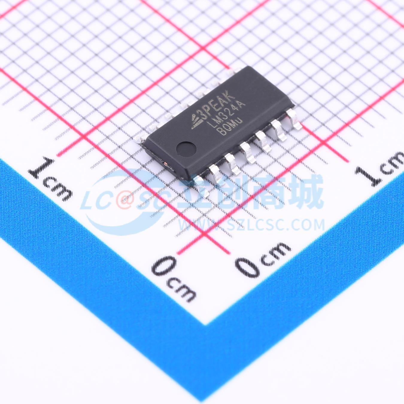 IC Khuếch Đại Thuật Toán LM324A-SR 3PEAK SOIC-14 4 kênh Rail-to-Rail 900 kHz - Techcore Việt Nam