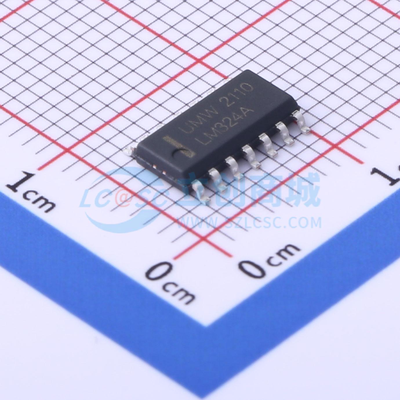 IC Khuếch Đại Thuật Toán LM324ADR UMW SOP-14 4 kênh - Techcore Việt Nam