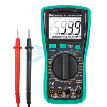 Đồng hồ vạn năng MT-1280 Pro'sKit NCV Kiểm tra diode - Techcore Việt Nam