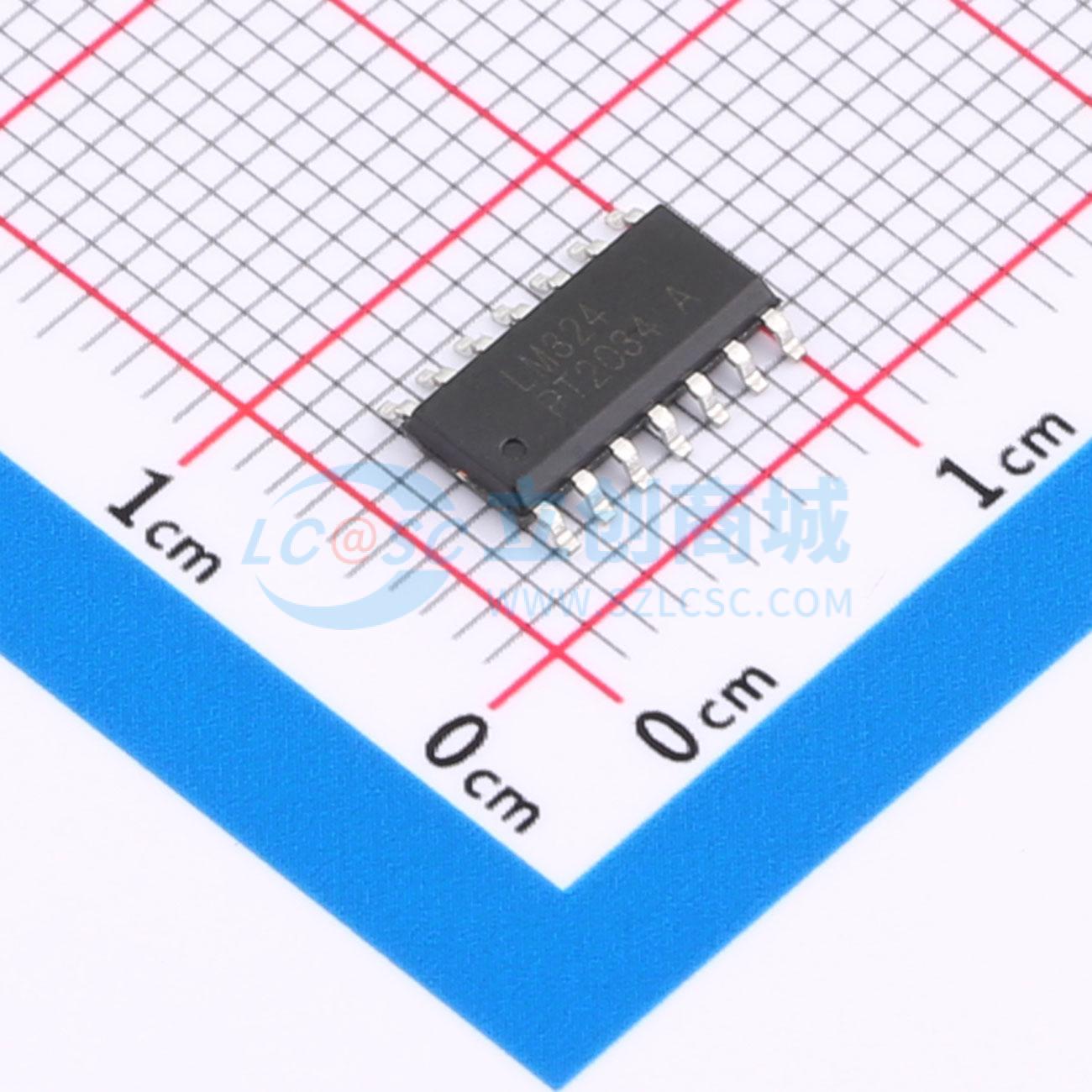 IC Khuếch Đại Thuật Toán LM324 PUOLOP SOIC-14 4 kênh - Techcore Việt Nam