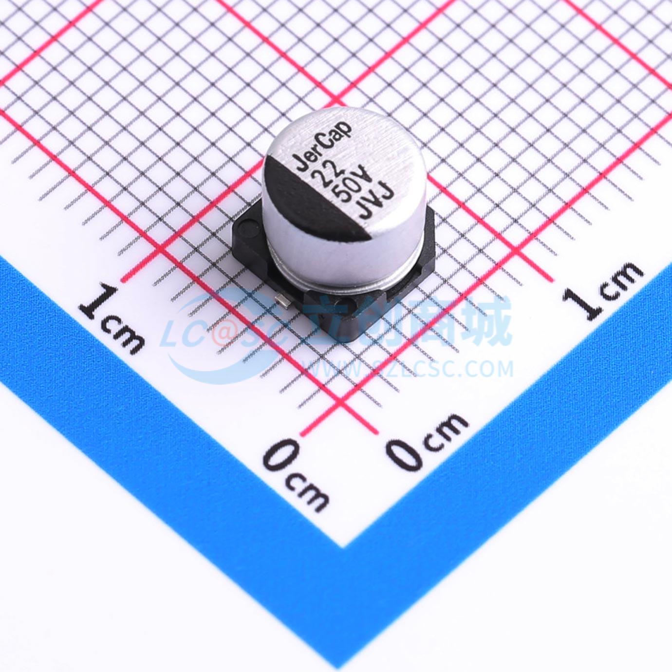 Linh kiện điện tử JVJ50V22M6x5 JIERR SMD,D6.3xL5.4mm - Techcore Việt Nam