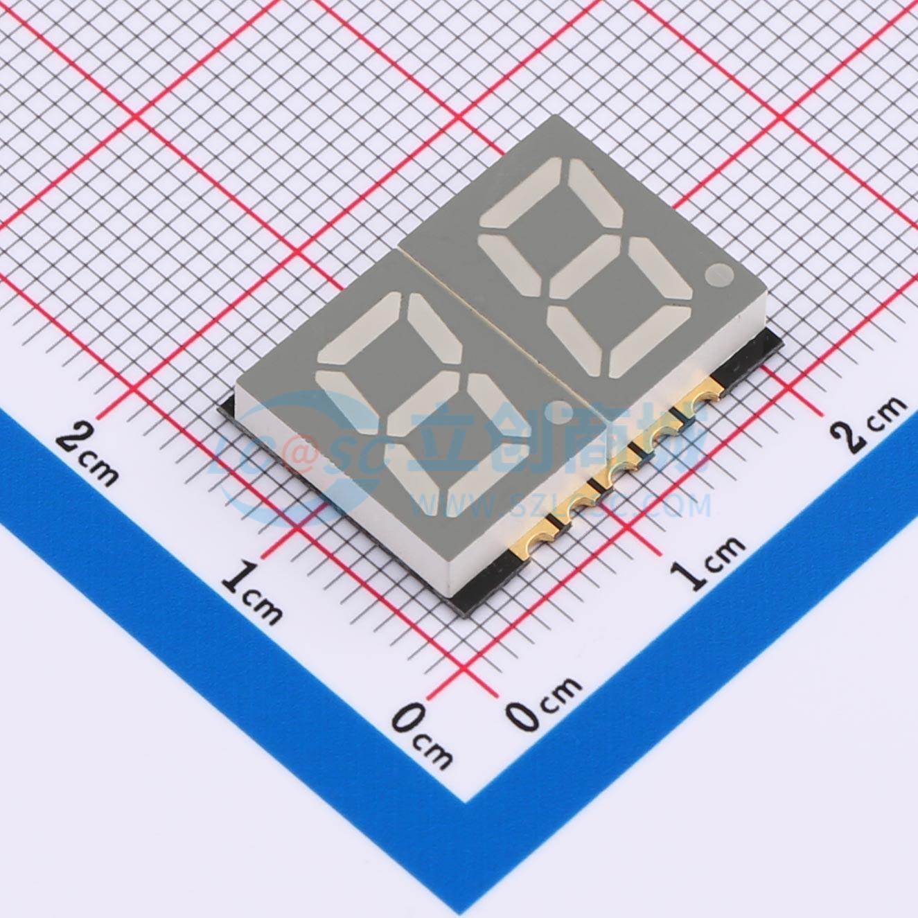 LED 7 đoạn GS3922CG-G Guangcai Display SMD,19.7x15mm Cathode chung - Techcore Việt Nam