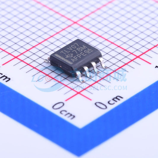 IC Khuếch Đại Thuật Toán Chính Xác TLV07IDR Texas Instruments SOIC-8 1 kênh Rail-to-Rail 2.7–36 V - Techcore Việt Nam