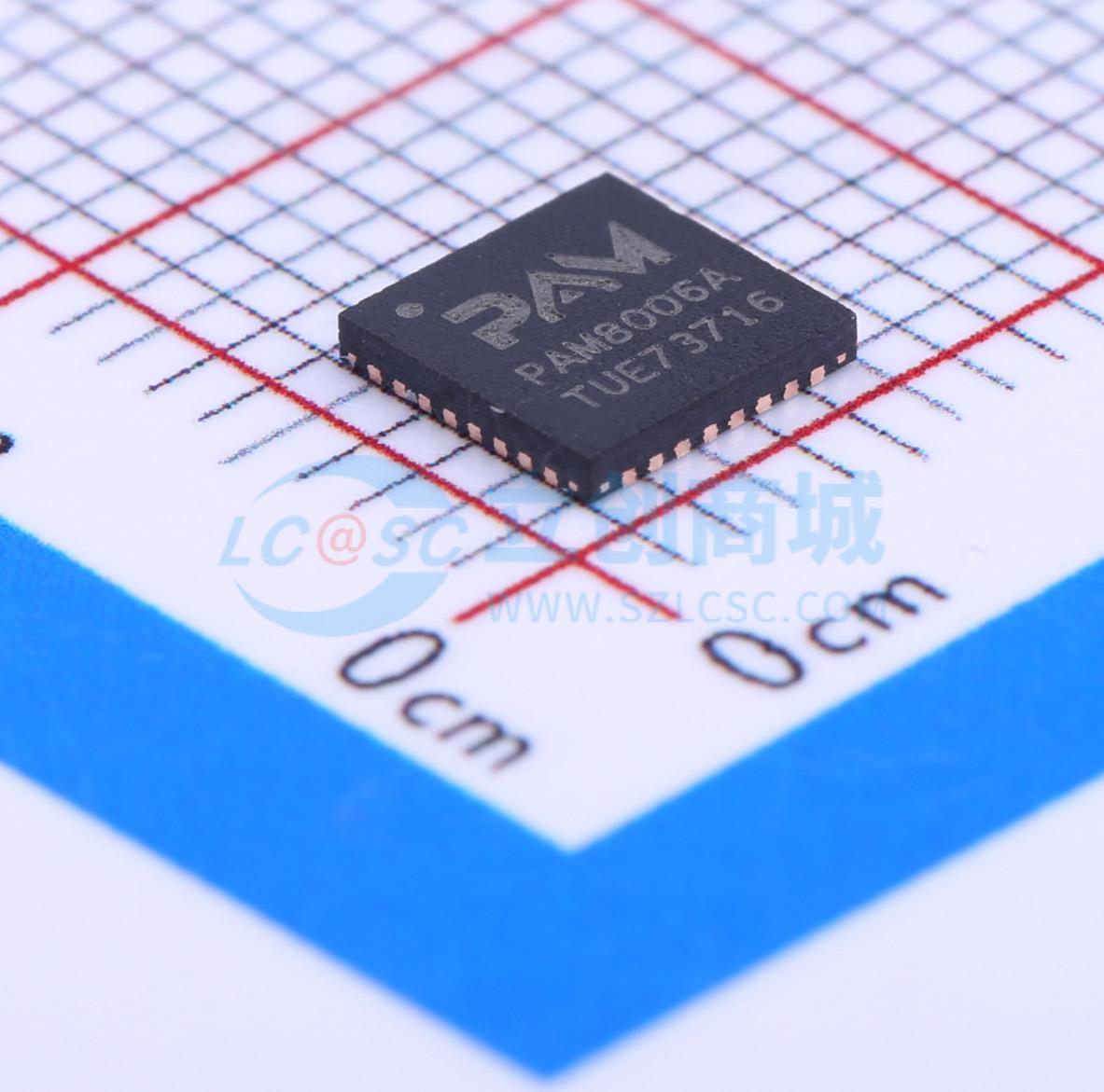 IC Khuếch Đại Công Suất Âm Thanh PAM8006ATR Diodes Incorporated QFN-32-EP(5X5) 2 kênh 8–18 V Class D 10 W × 2 @ 8Ω - Techcore Việt Nam