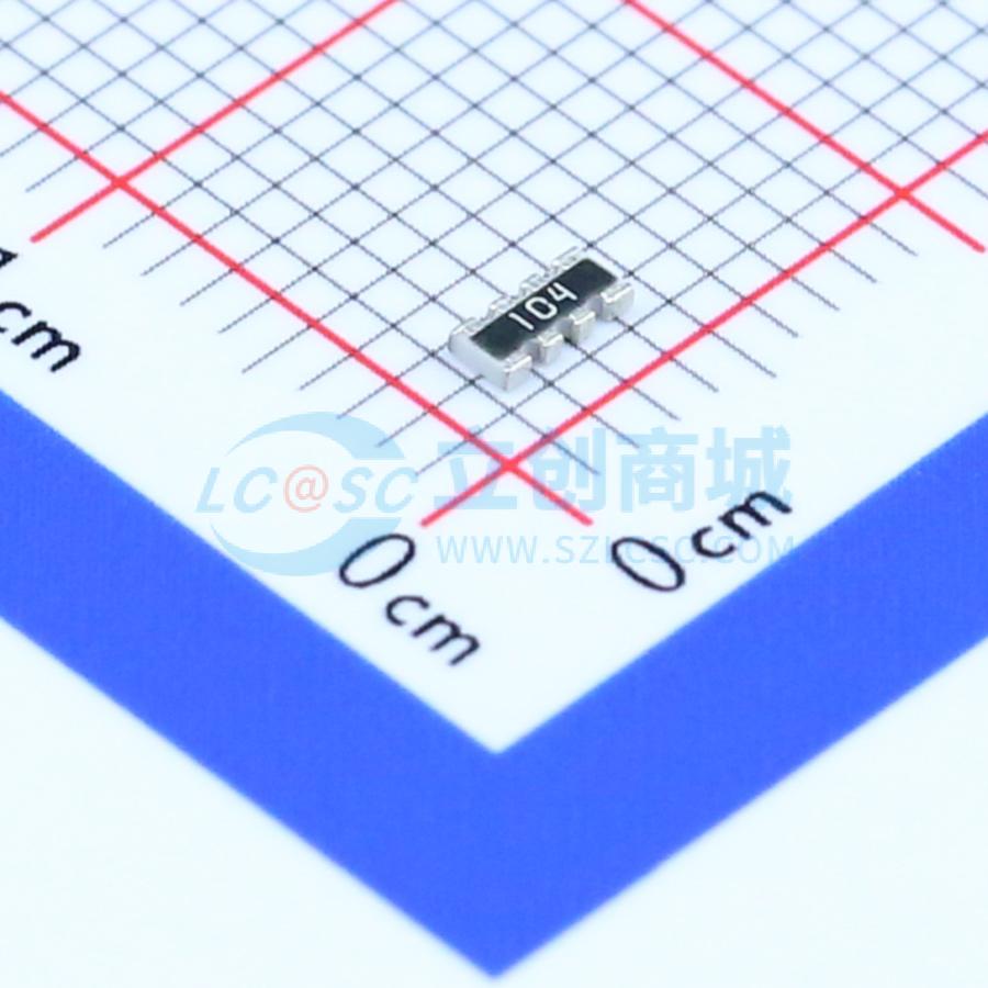 Mạng Điện Trở 4D03WGJ0104T5E UNI-ROYAL 0603x4 100kΩ ±5% 62.5mW - Techcore Việt Nam