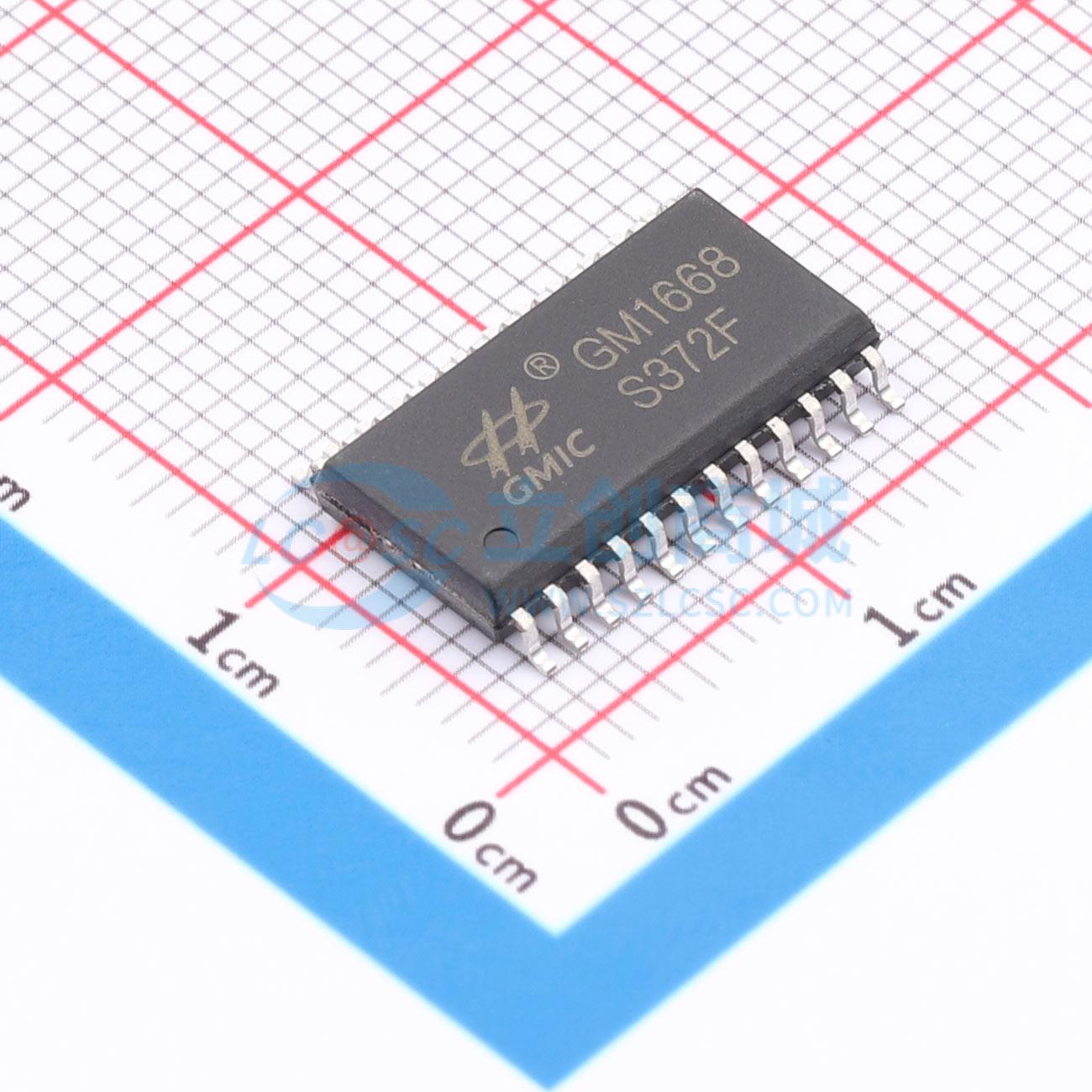 IC điều khiển LED 7 đoạn GM1668(GMIC) GMIC SOP-24 1V - Techcore Việt Nam