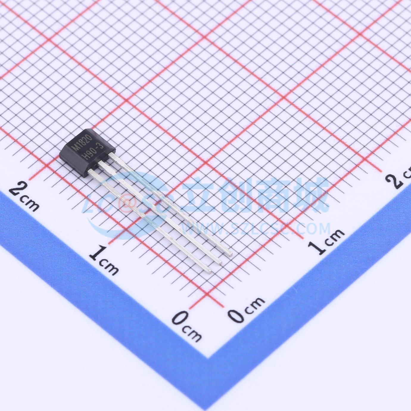 Cảm biến nhiệt độ M1820P Mysentech TO-92S -70°C~+150°C 1.8V~5.5V - Techcore Việt Nam