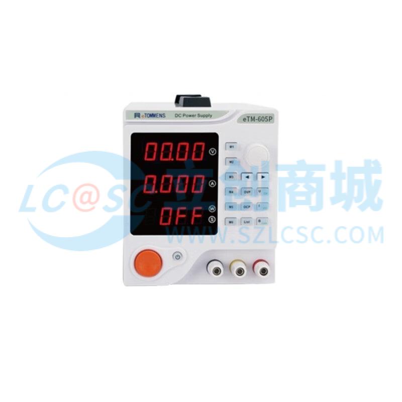 Nguồn DC eTM-605P eTOMMENS 5A 60V Có thể lập trình - Techcore Việt Nam