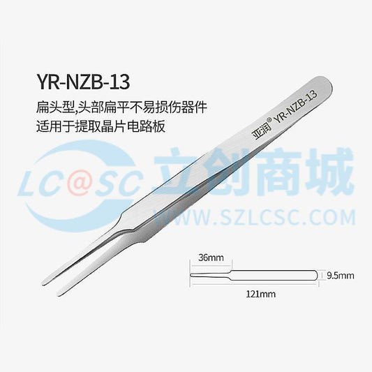 Nhíp Chống Tĩnh Điện ESD YR-NZB-13 YARUN 121x36 121x36x9.5mm - Techcore Việt Nam