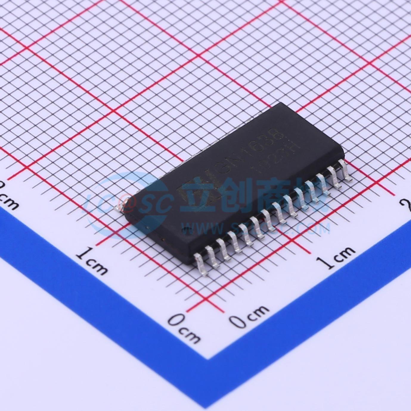 IC điều khiển LED 7 đoạn GN1638 GN SOP-28-300mil 1V - Techcore Việt Nam
