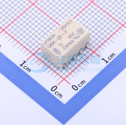 Relay Tín Hiệu G6K-2F-Y-5V OMRON SMD,10x6.5mm 5V Cho Mạch Điều Khiển - Techcore Việt Nam