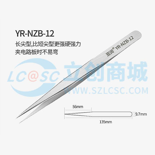 Nhíp Chống Tĩnh Điện ESD YR-NZB-12 YARUN 135x56 135x56x9.7mm - Techcore Việt Nam