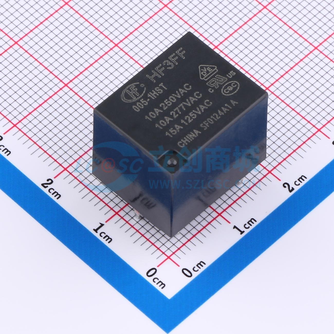 Rơ-le điện tử HF3FF/005-1HST HF THT,19x15.2mm - Techcore Việt Nam